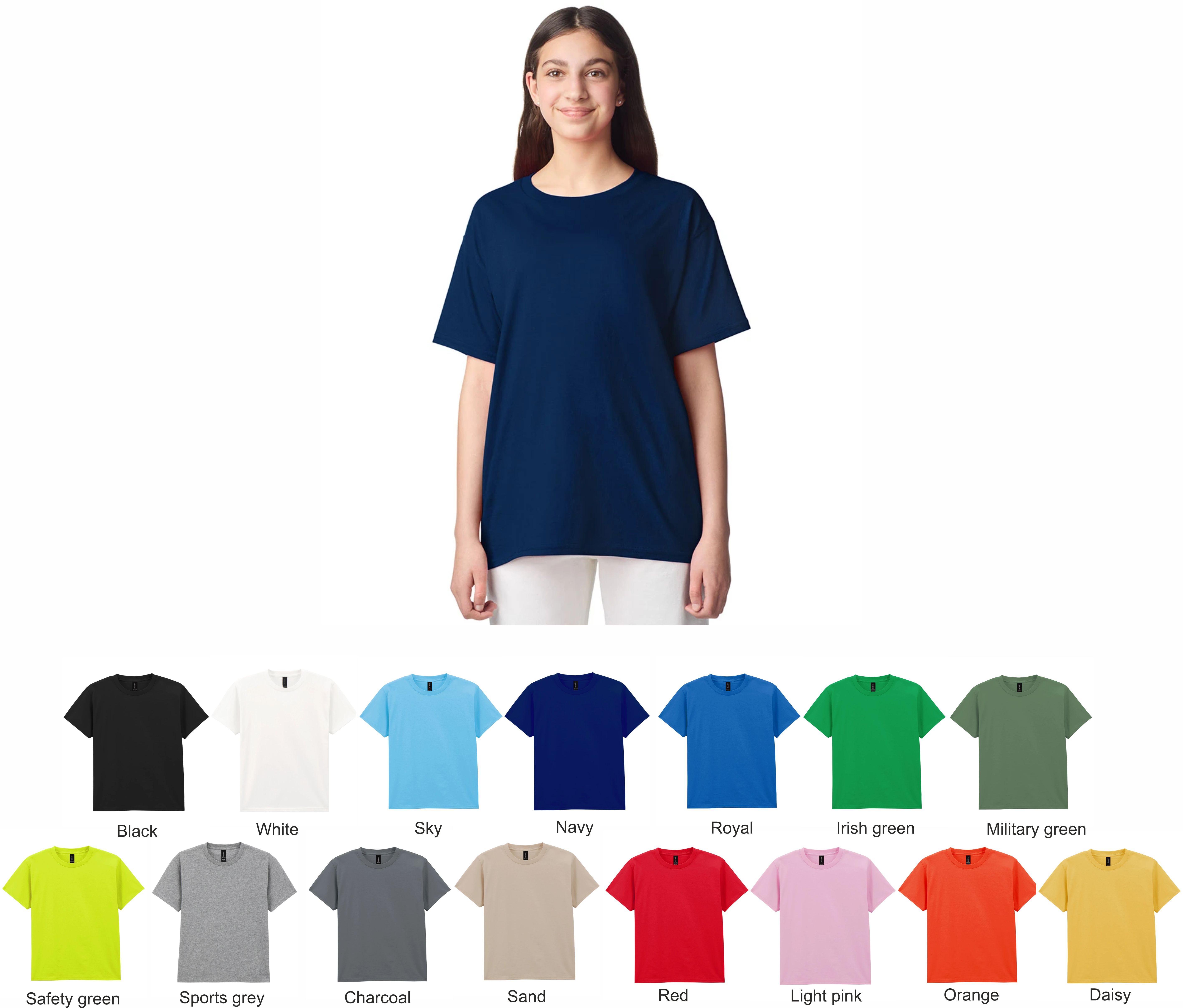 Gildan GD03B Gildan Kids Light Cotton Tee